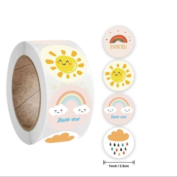 Graphic Thank You Stickers - Picture 3 of 3